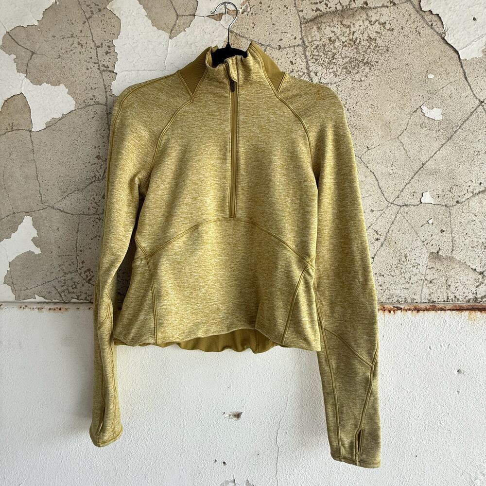 Lululemon Half Zip Pullover Jacket Chartreuse Thu… - image 2